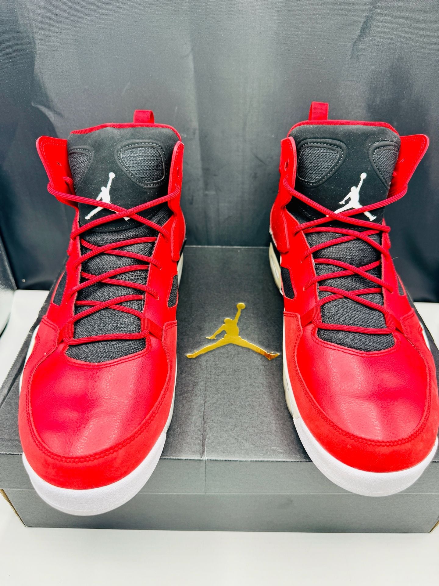 Jordan Flight Club '91 Size 13 Gym Red White Black 555475-600 Brand New!! 3