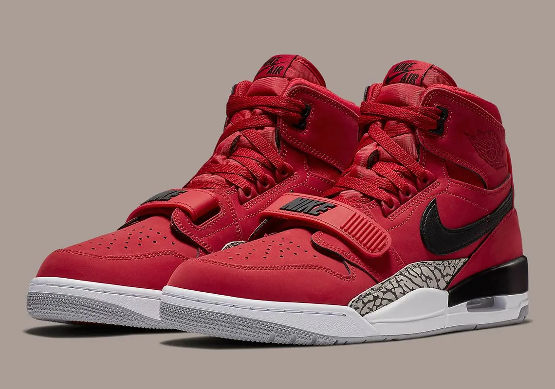 Nike Air Jordan Legacy 312 Size 13 Varsity Red Black Toro AV3922-601 Brand New 9