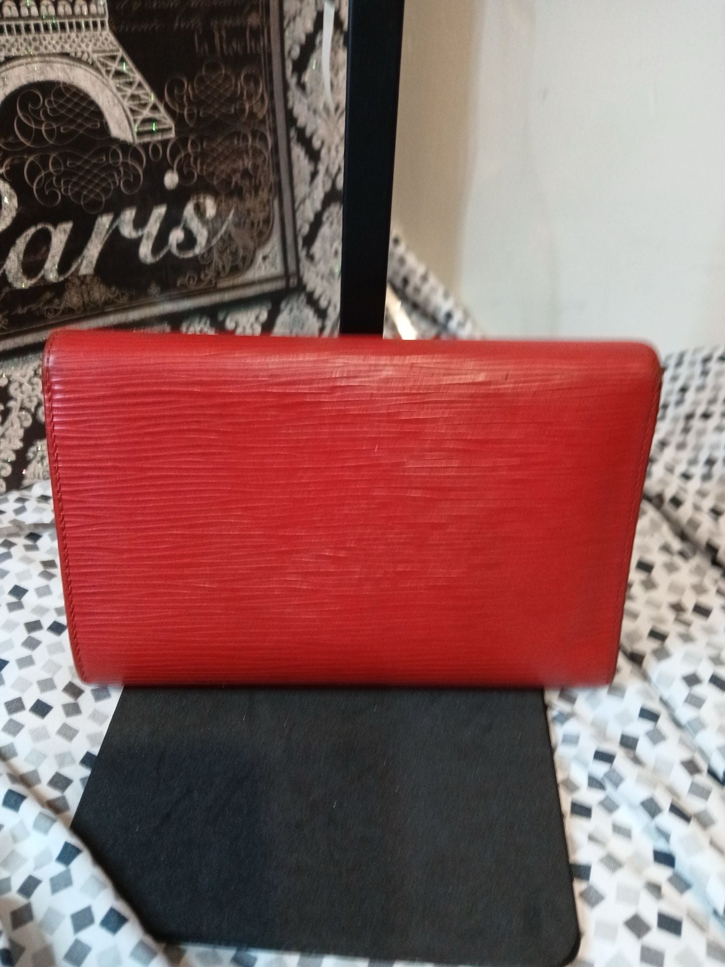 Louis Vuitton Porte Trésor Red Epi Leather Wallet 3