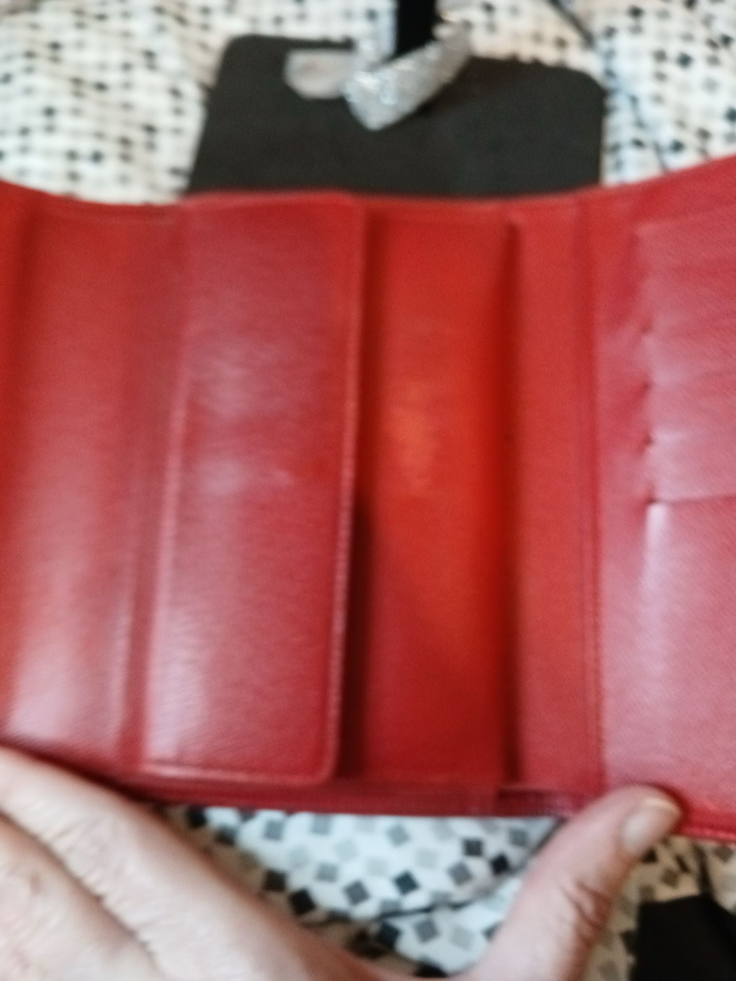 Louis Vuitton Porte Trésor Red Epi Leather Wallet 6