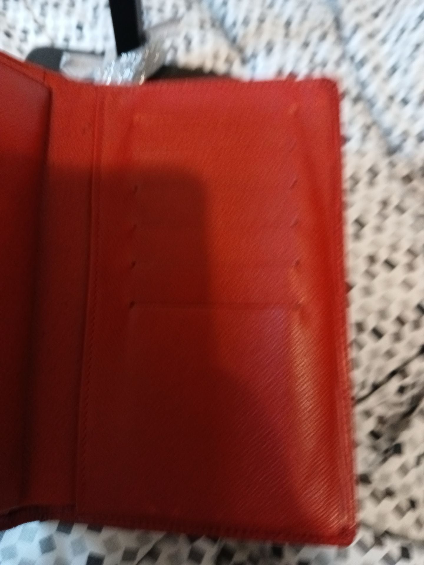 Louis Vuitton Porte Trésor Red Epi Leather Wallet 7