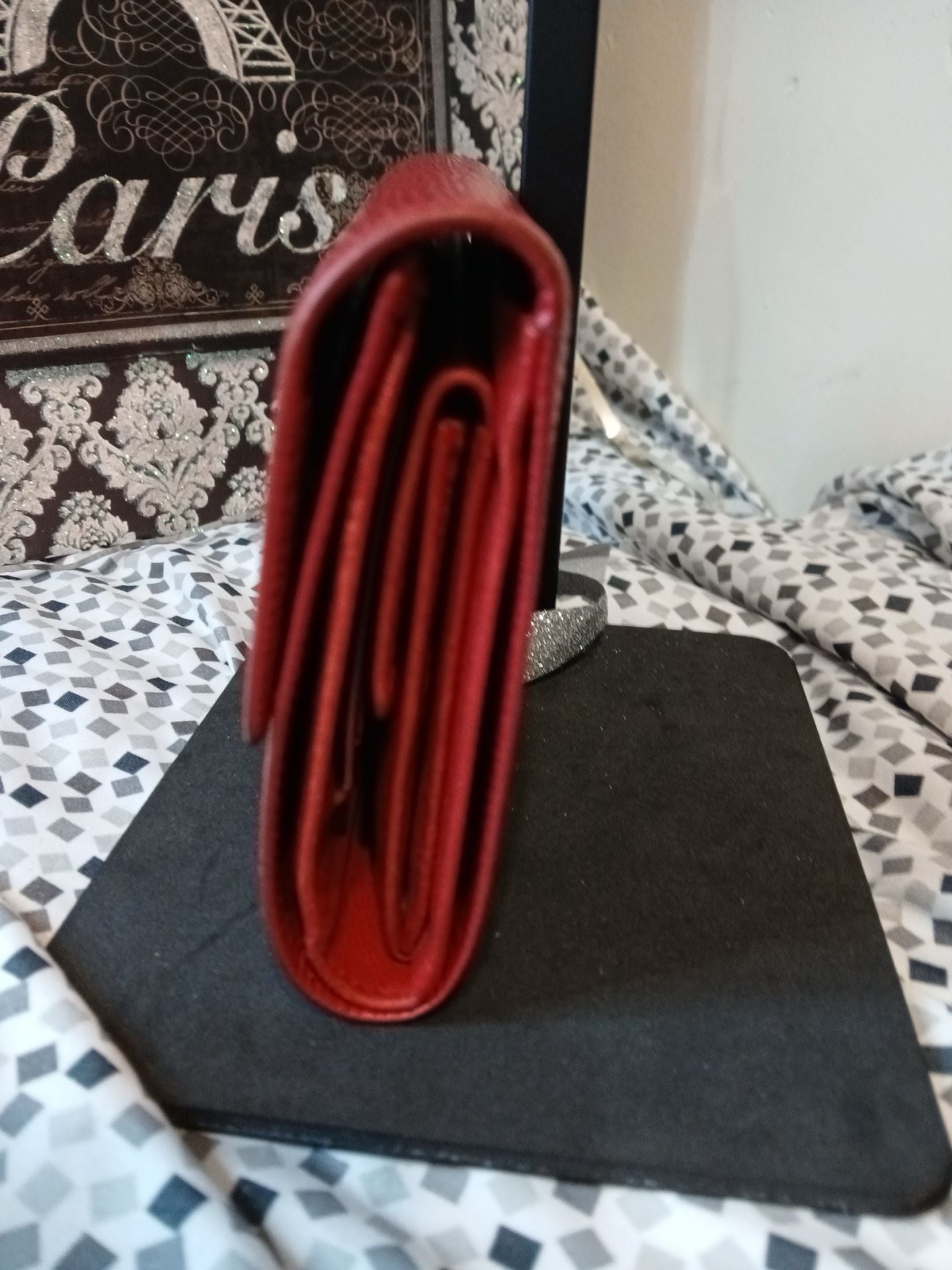 Louis Vuitton Porte Trésor Red Epi Leather Wallet 9