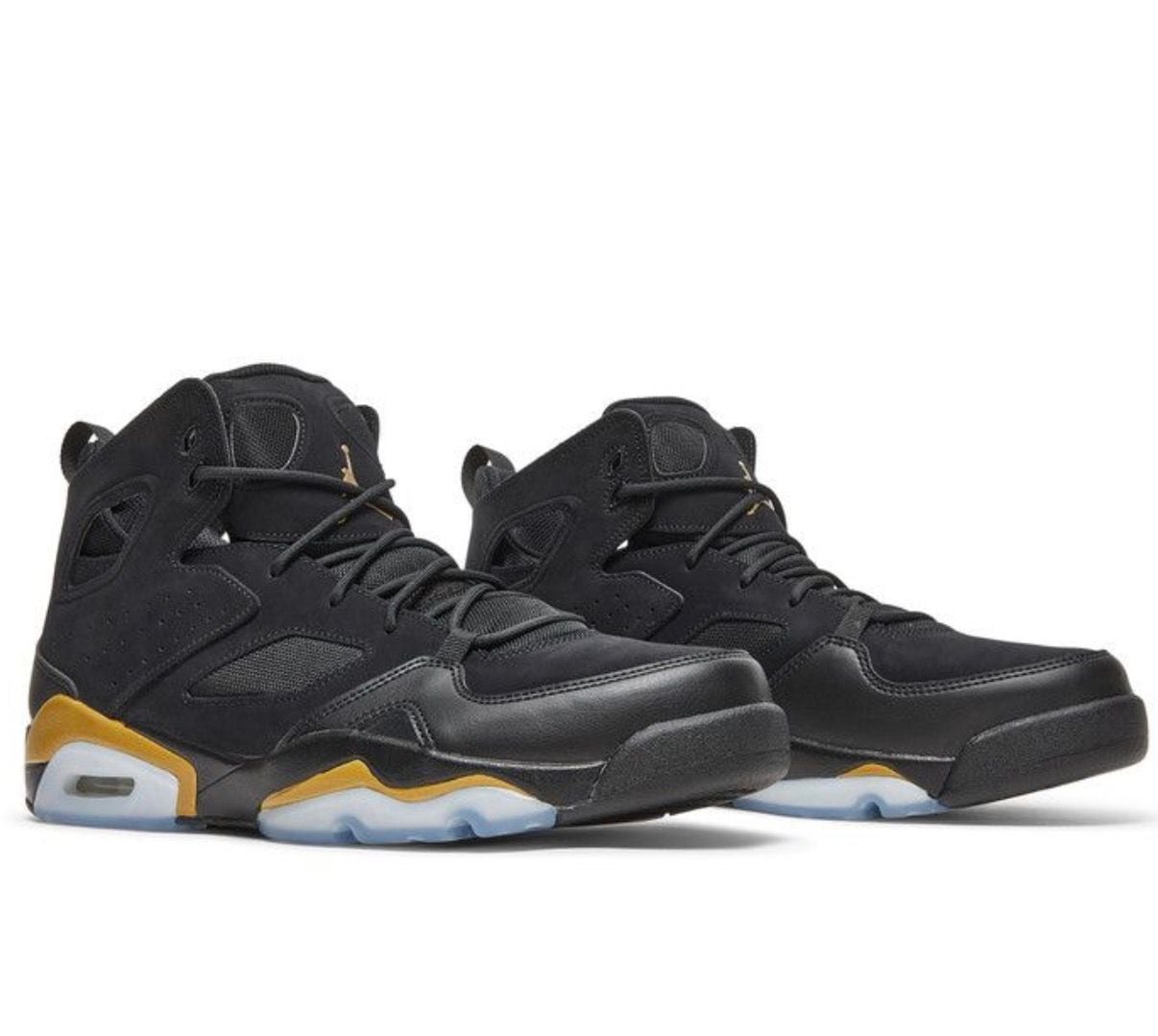 Jordan Flight Club 91 Size 12 Black Metallic Gold 555475-031 Brand New!! 9