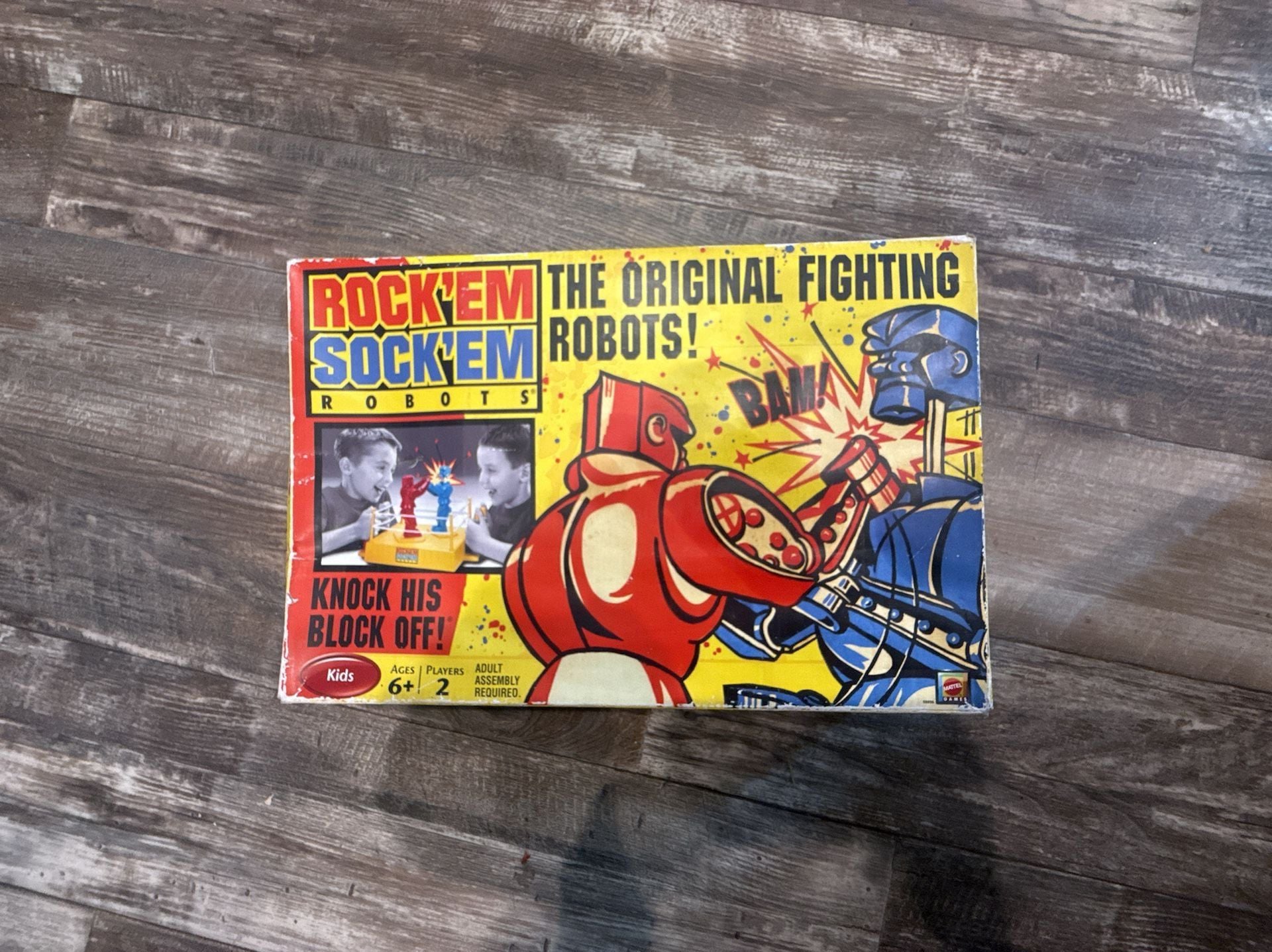 Mattel Rock Em Sock Em Robots Game 1