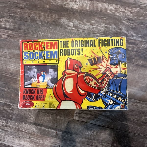 Mattel Rock Em Sock Em Robots Game