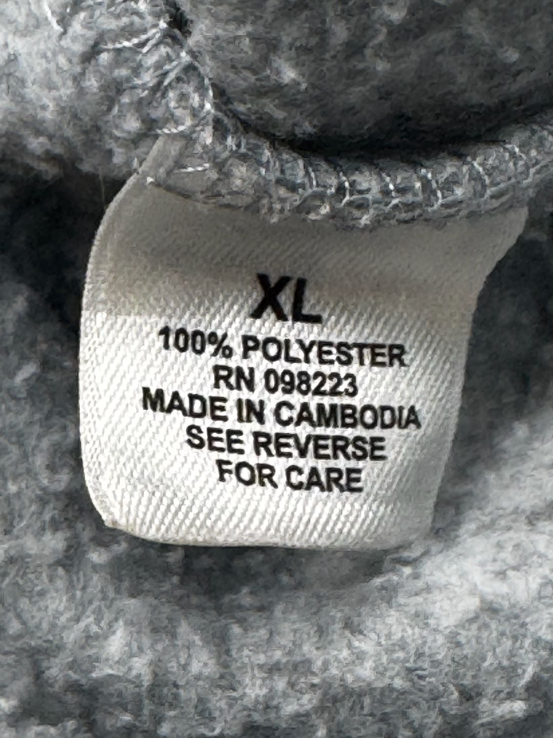 Magellan Outdoors Fleece Full Zip Hoodie Size XL Gray 6