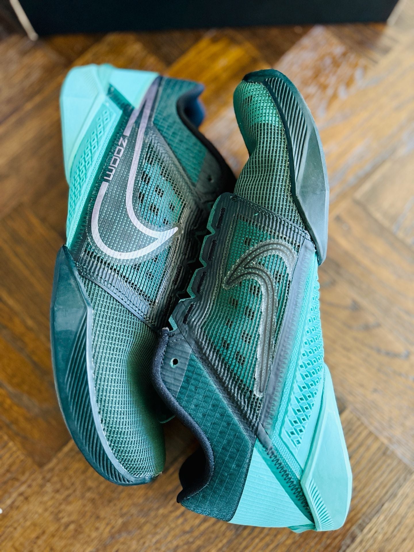 Nike Zoom Metcon Turbo 2 Size 12 Black Teal Training Shoes dh3392-393 New!! 8