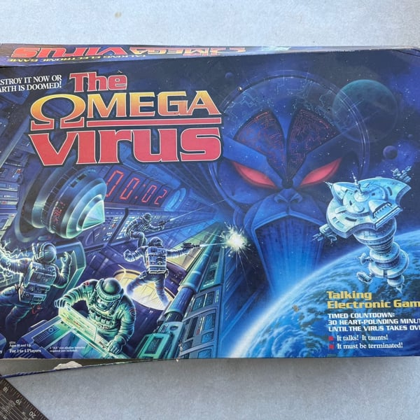 Milton Bradley The Omega Virus Talking Electronic Game