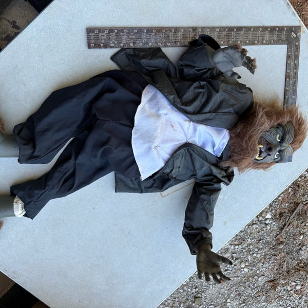 Gemmy Industries Wolf Man Motion Activated Decor 36 Inch Halloween Prop