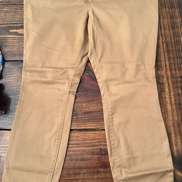 Time And Tru Plus Ts Jegging Size 0X 14W Brown Pull On Pants