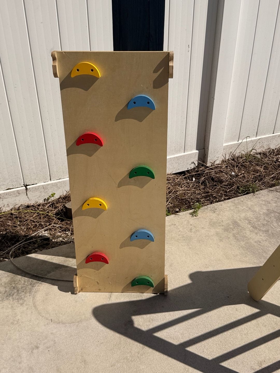 Wooden Pikler Triangle Arch and Ramp Set Rainbow Climber 3