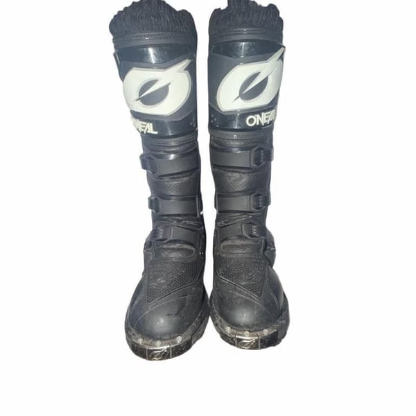 O'Neal Rider Motocross Boots Size US 7 / EU 39 Black