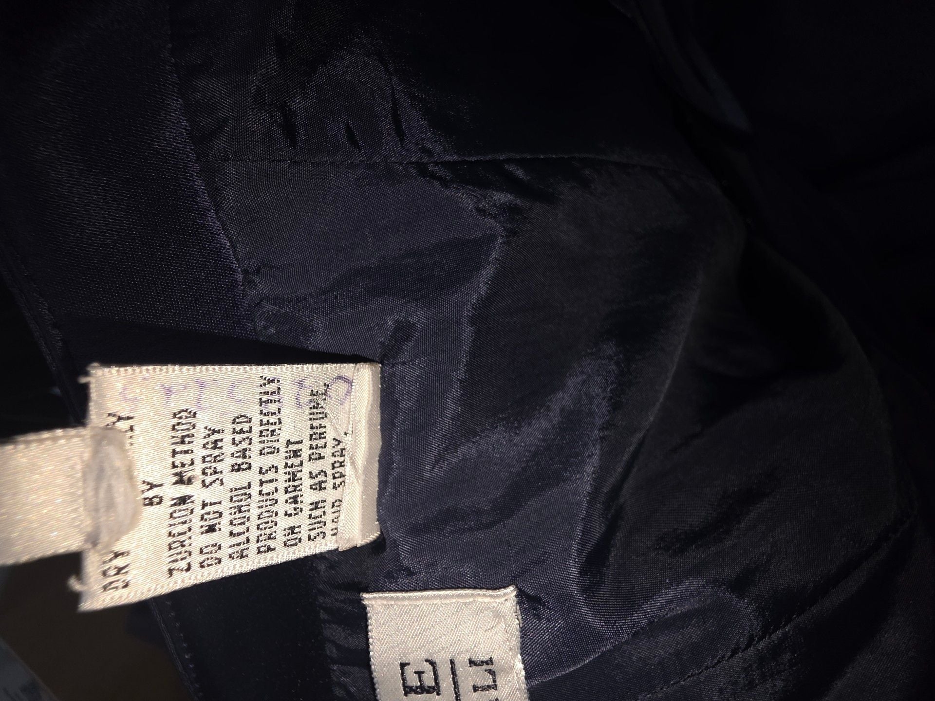 Niteline Bella Roufogali Tuxedo Halter Dress Navy Blue 9