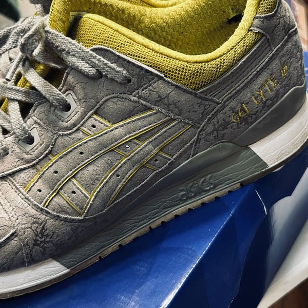 Asics Gel-Lyte III Size 13 Moonrock Grey Sneakers H6U2Y