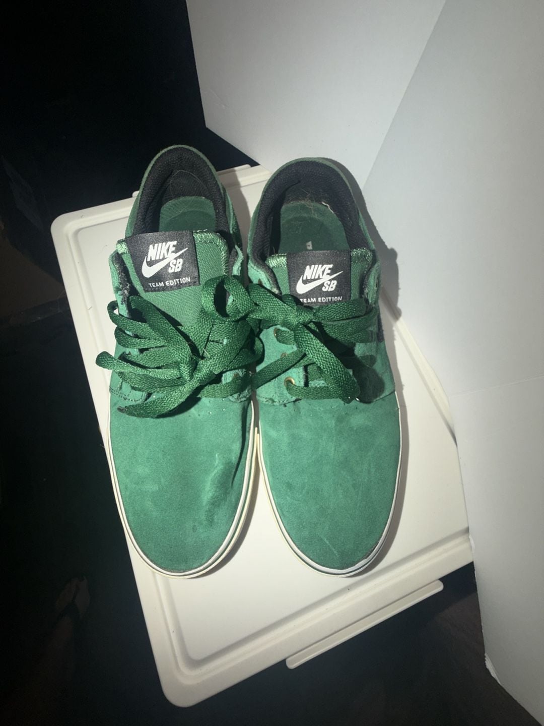 Nike SB Team Edition Size 9 Gorge Green Black White 3