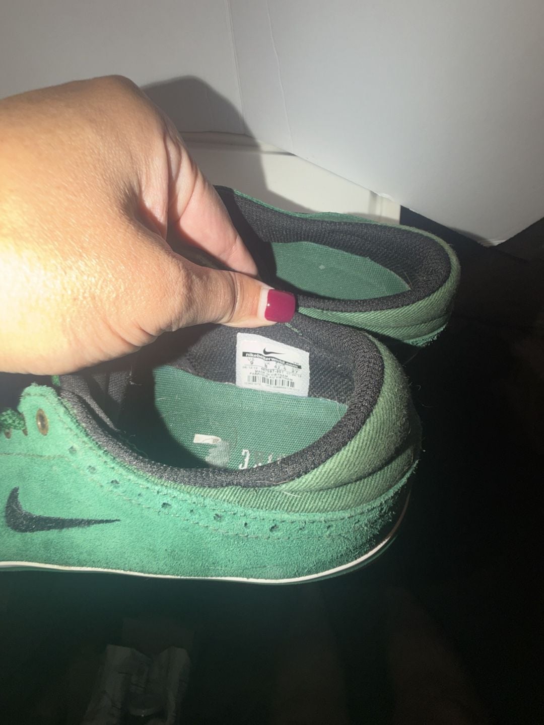Nike SB Team Edition Size 9 Gorge Green Black White 7