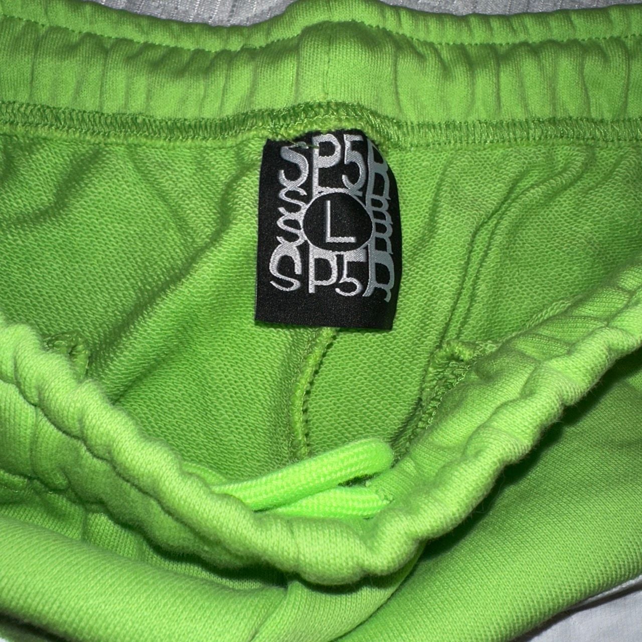 Sp5der Neon Green Sweatpants 5