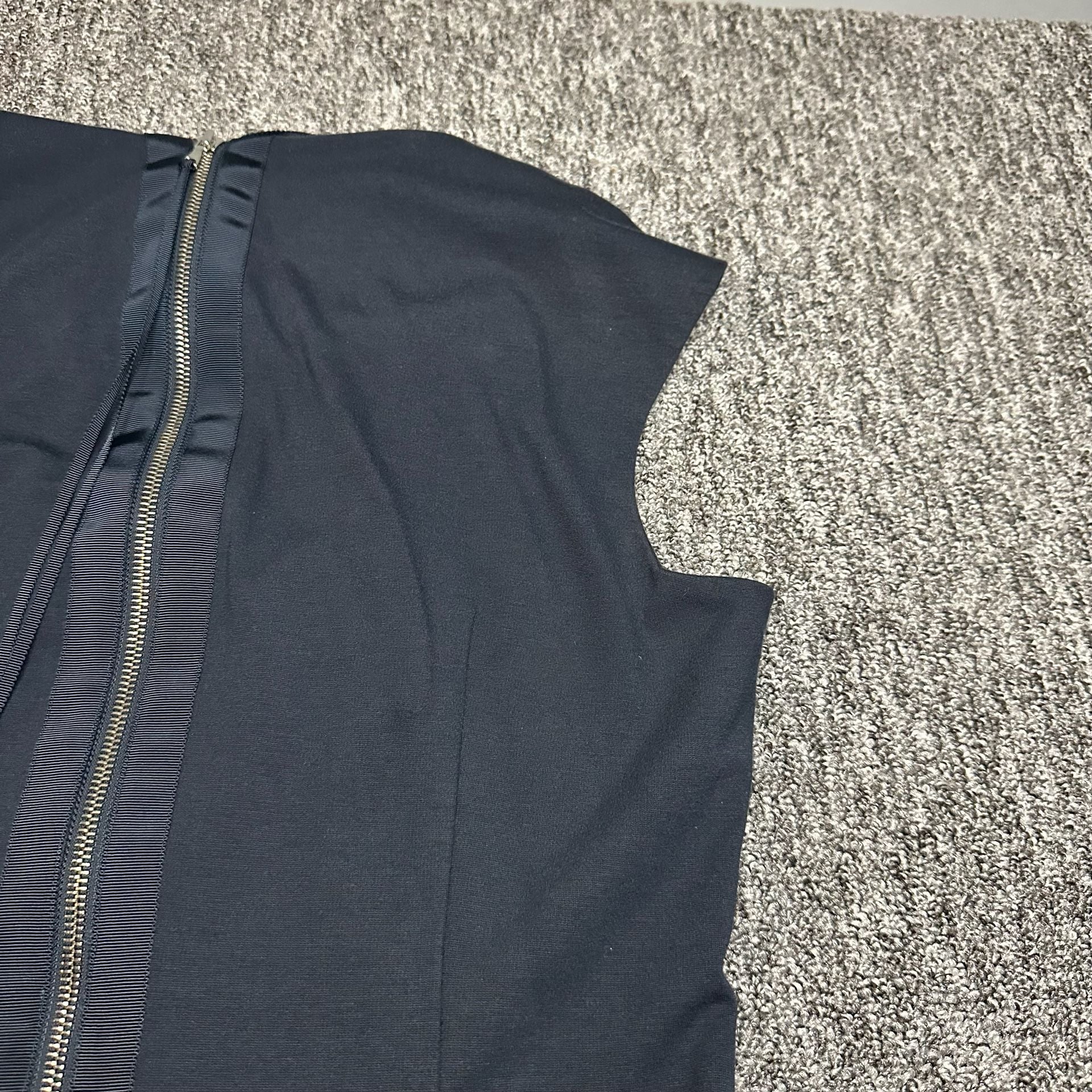Ann Taylor Cowl Neck Dress Size 12 Blue Sleeveless NWOT 13