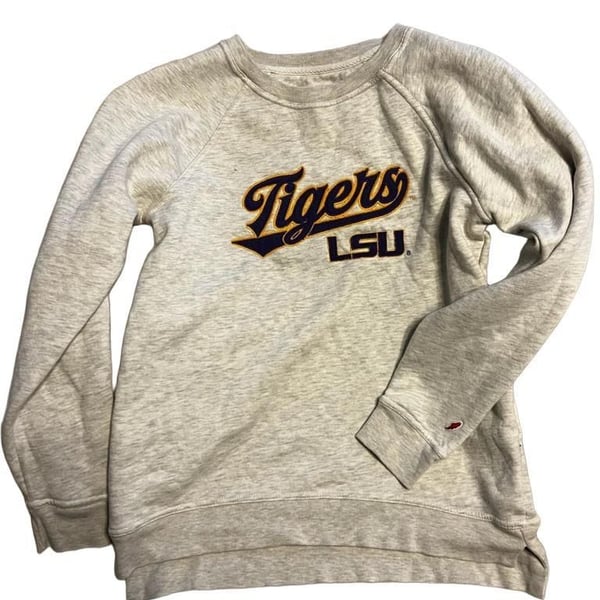 Super Soft LSU Tigers Crewneck