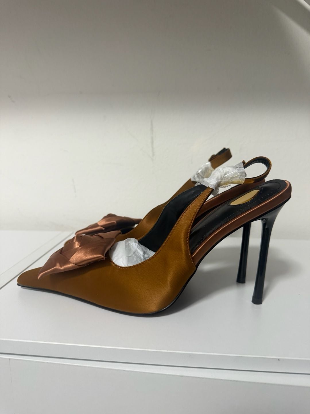 Satin Flower Decoration Pumps Evening Shoes Stiletto... From 59,16 € 6