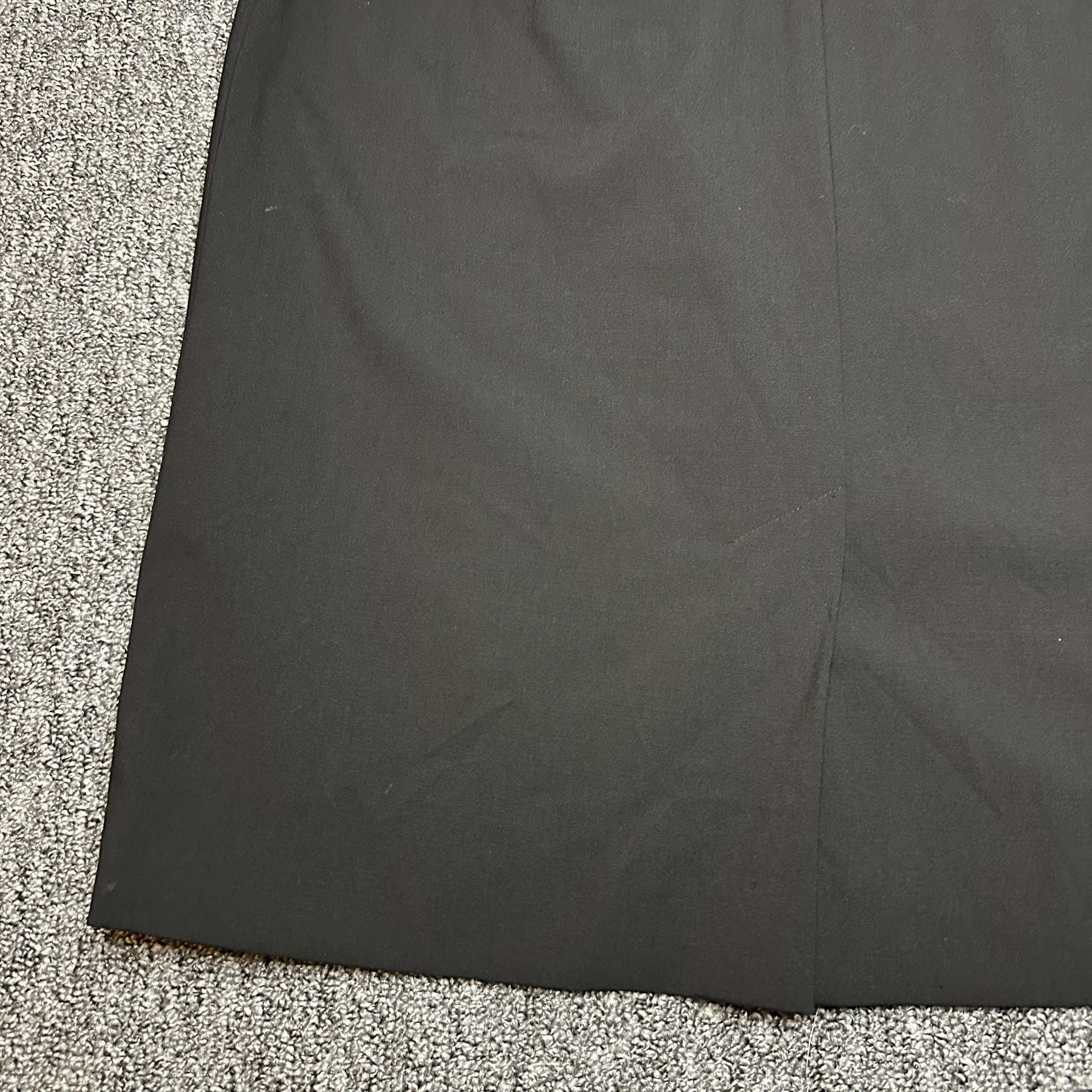 Ann Taylor Women’s Dress Virgin Wool and Silk Ruffle Sheath Dress Black NWOT 14