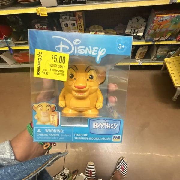 Disney Booksy Simba Figure PMI New in Box