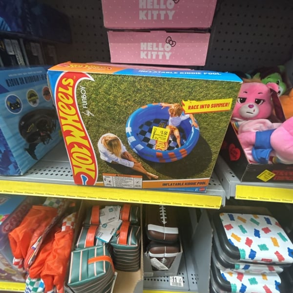 Hot Wheels by Funboy Inflatable Kiddie Pool