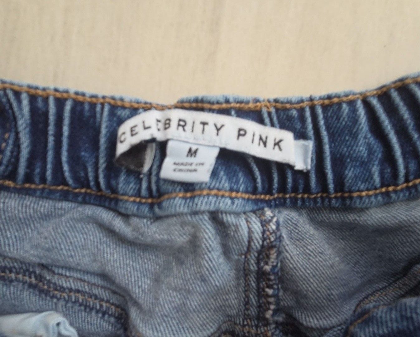 Celebrity Pink Jeans Size M Blue Wide Leg Denim Pants 3