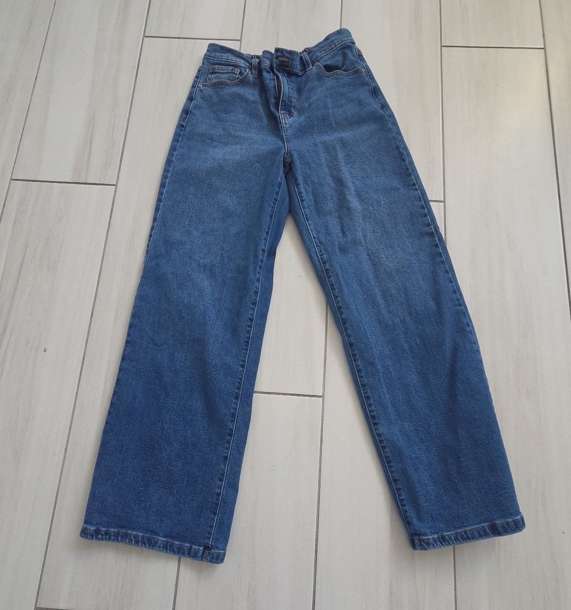 Celebrity Pink Jeans Size M Blue Wide Leg Denim Pants 2