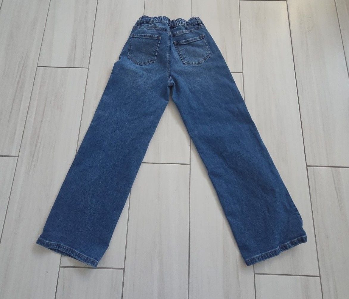 Celebrity Pink Jeans Size M Blue Wide Leg Denim Pants 4