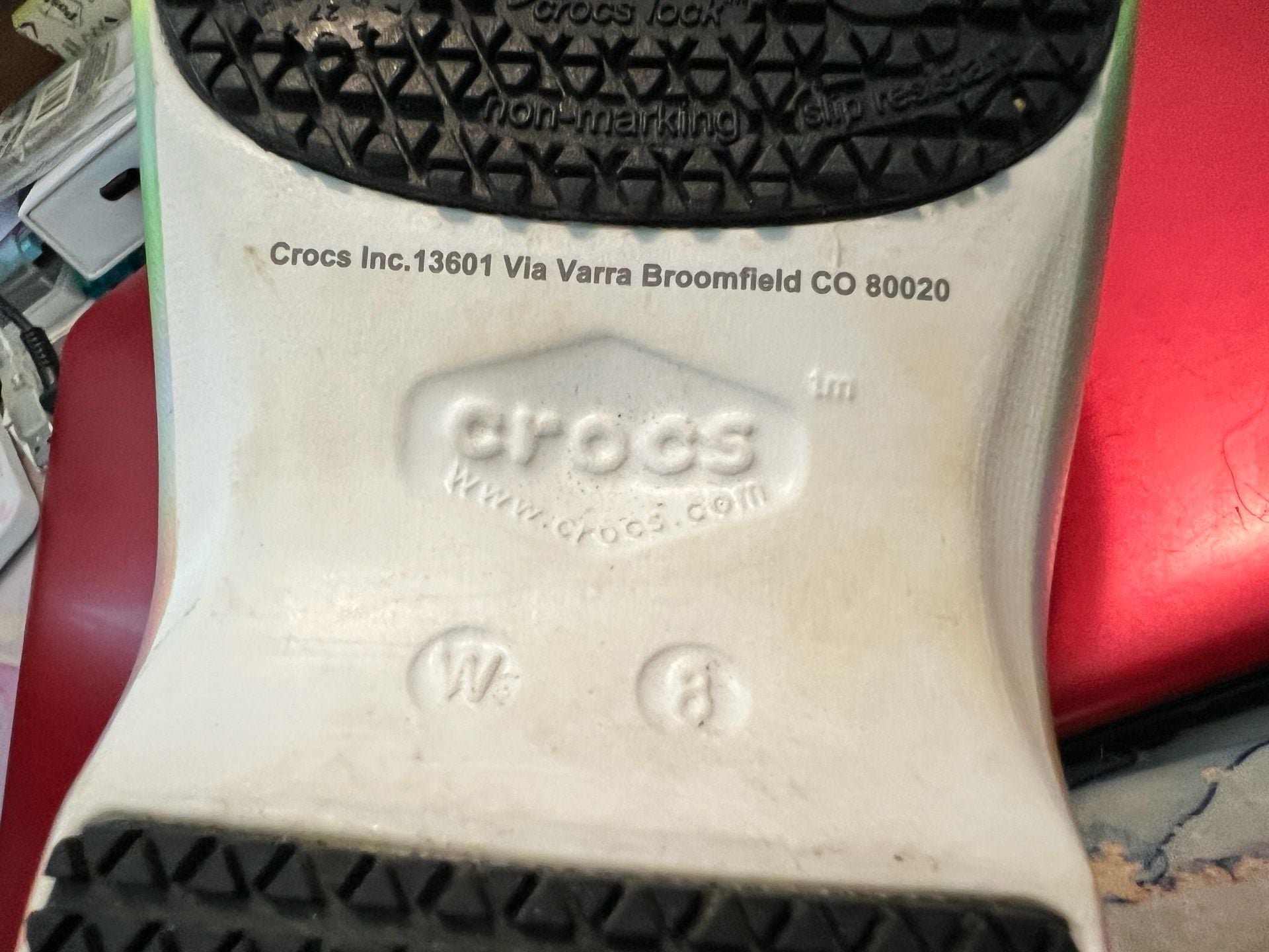 Crocs Neria Pro II Graphic Tie-Dye Clogs Size 8 Multicolored 5