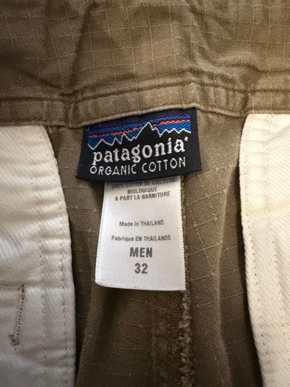 Patagonia Cargo Shorts Mens Size 32 Tan Khaki Organic Cotton 4