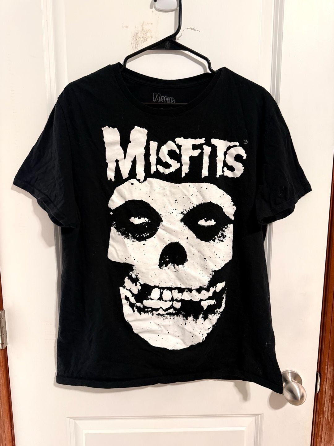 Misfits Fiend Skull Logo T-Shirt Size L Black 2