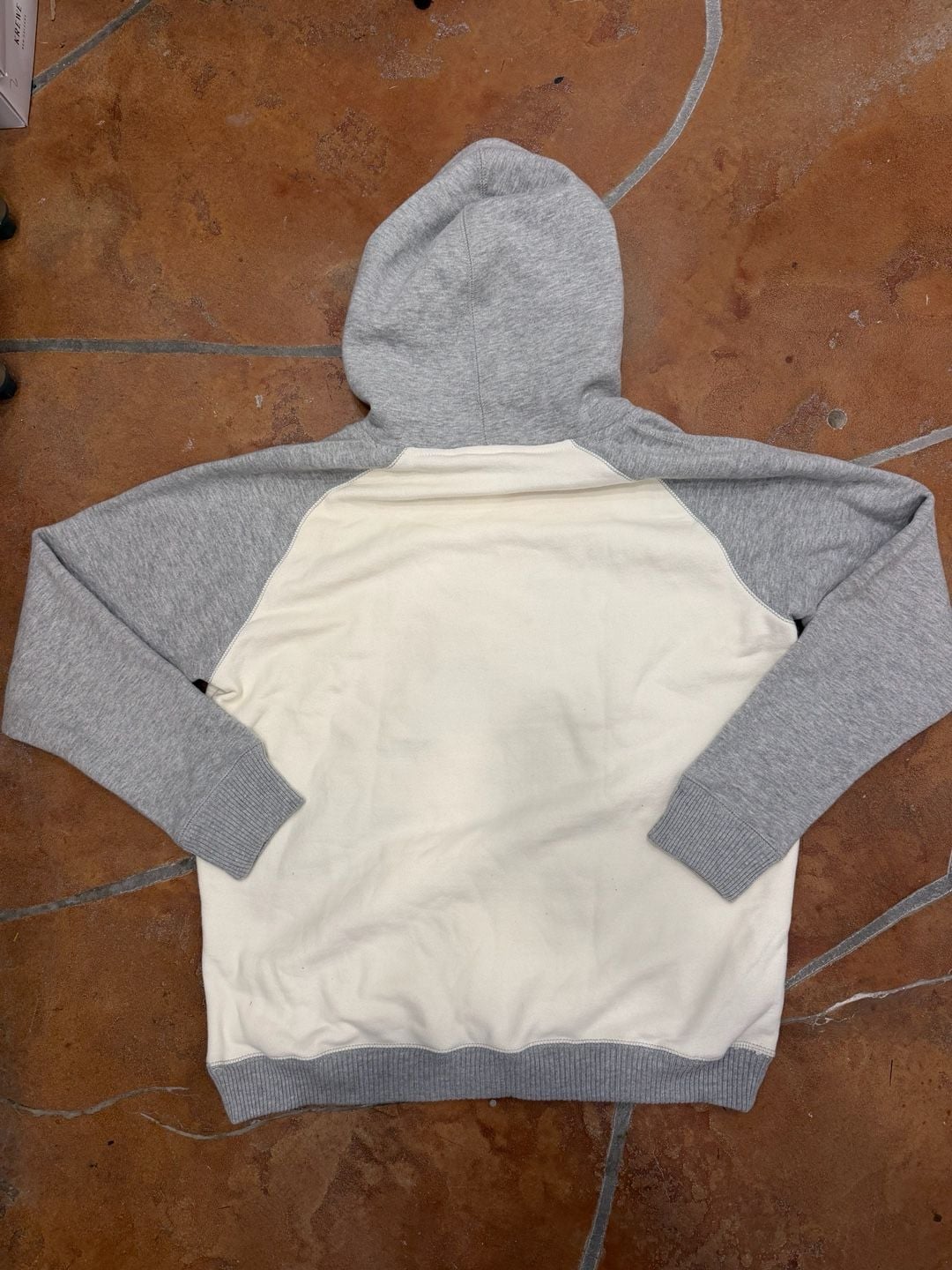 MV Sport Vail Hoodie Size XL Gray White Script Logo Fleece 5