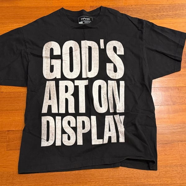 Prayed Apparel T-Shirt Size XL Black Graphic Tee