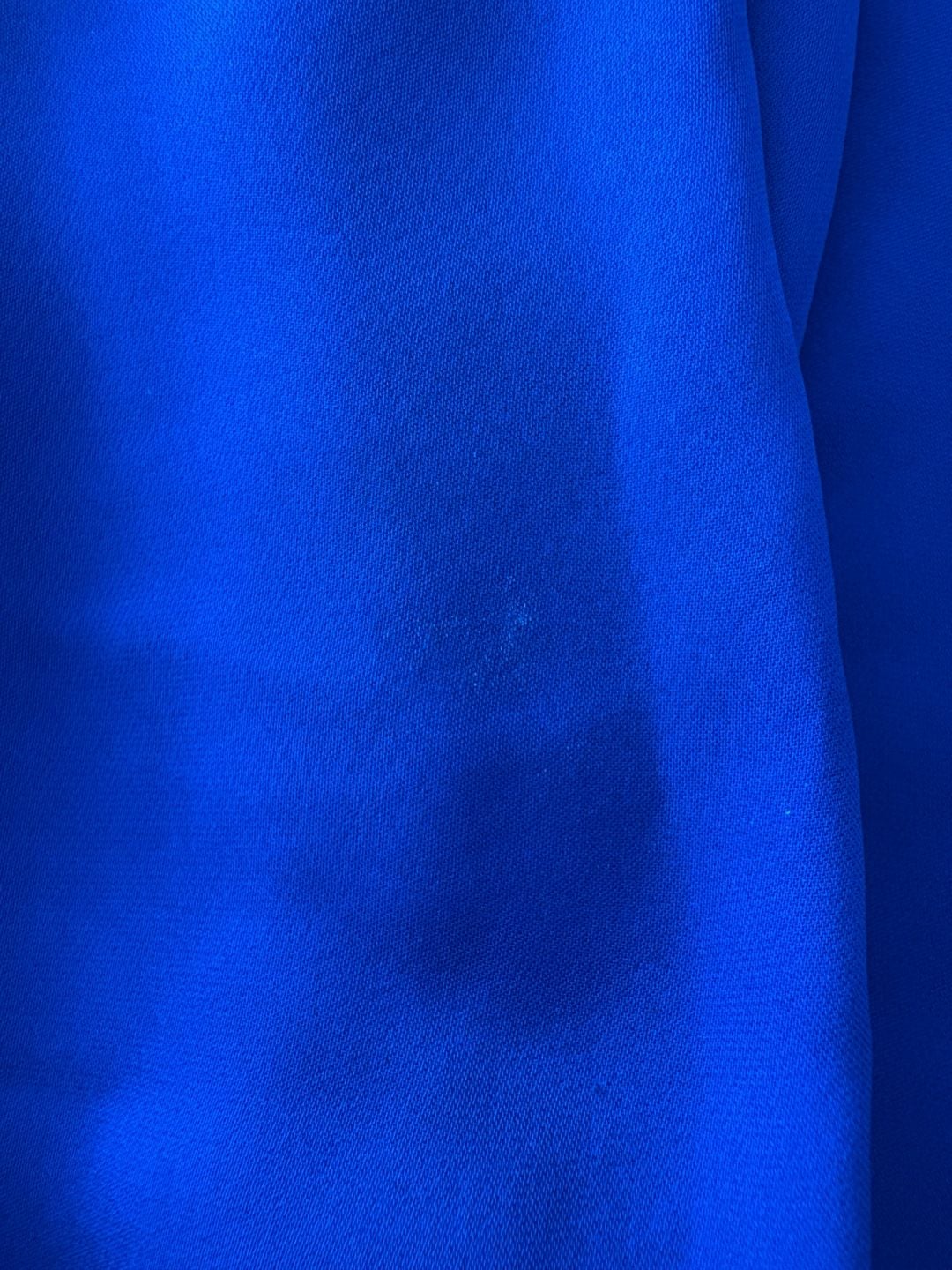 Kobi Halperin Silk Blouse Size M Blue Ruffle Neck Keyhole Long Sleeve 15