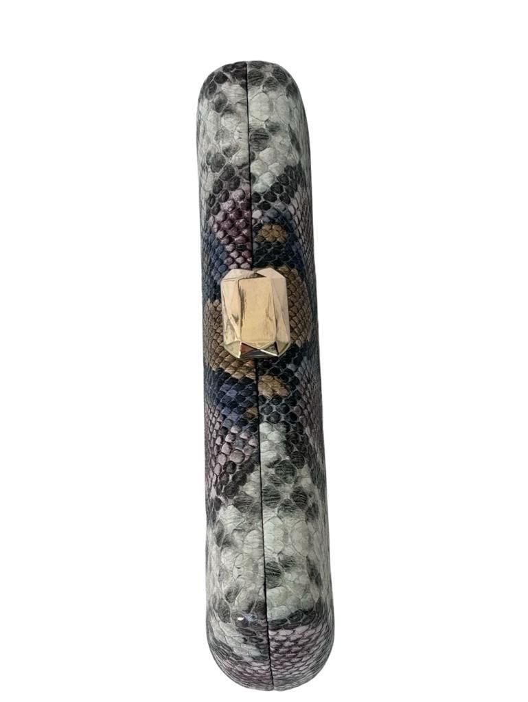 Urban Expressions Emilia Snake Clutch Multicolor Vegan Leather 4