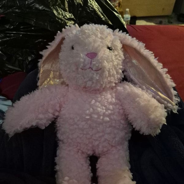 Build-A-Bear Pink Sparkle Bunny Plush
