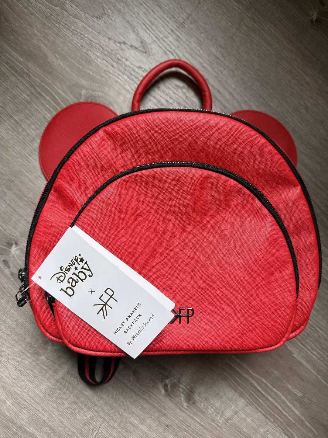 Freshly Picked Disney Baby Mickey Anaheim Backpack Red 2