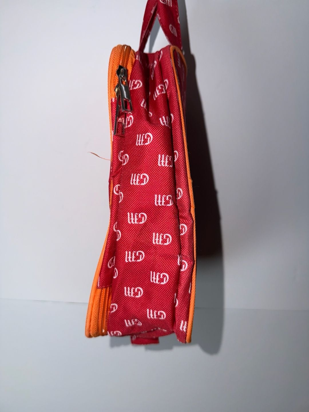 Grand Marnier Mini Multi-Compartment Bag Red Orange Promotional Pouch 6