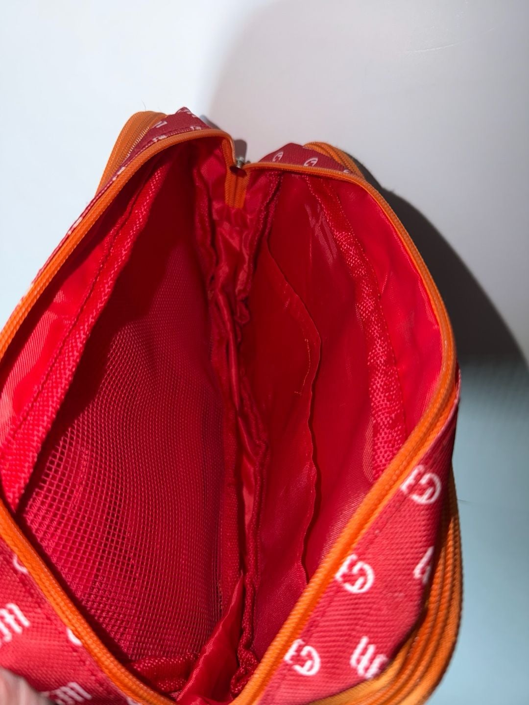 Grand Marnier Mini Multi-Compartment Bag Red Orange Promotional Pouch 7