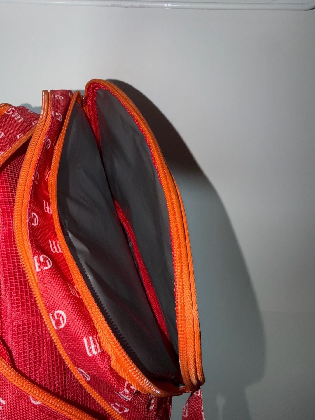 Grand Marnier Mini Multi-Compartment Bag Red Orange Promotional Pouch 9