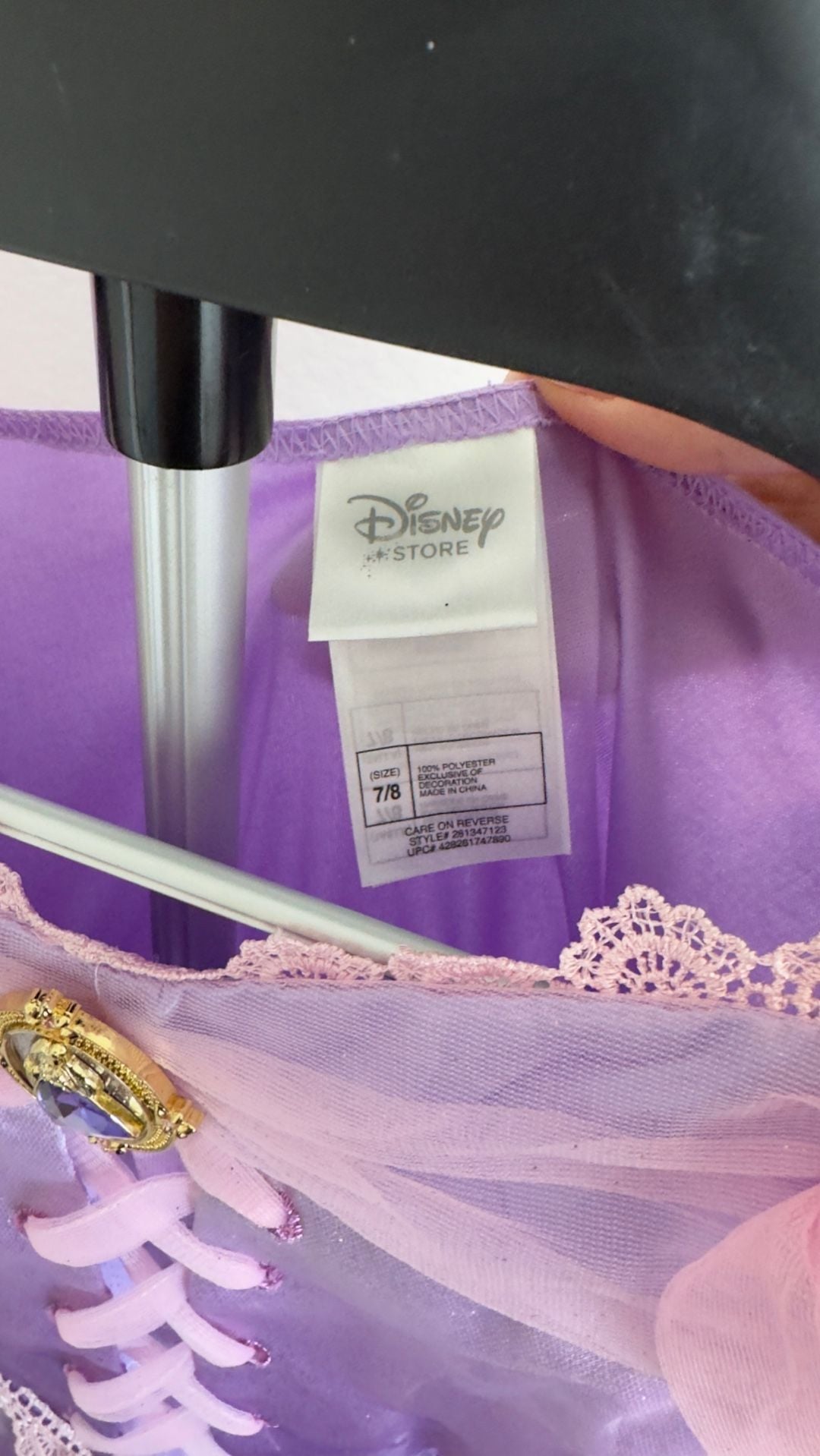 Disney Rapunzel Costume Dress Purple Tangled 4