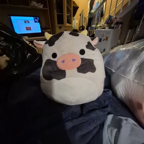 Squishmallows Colin the Cow 12 Inch Plush Stuffed Toy