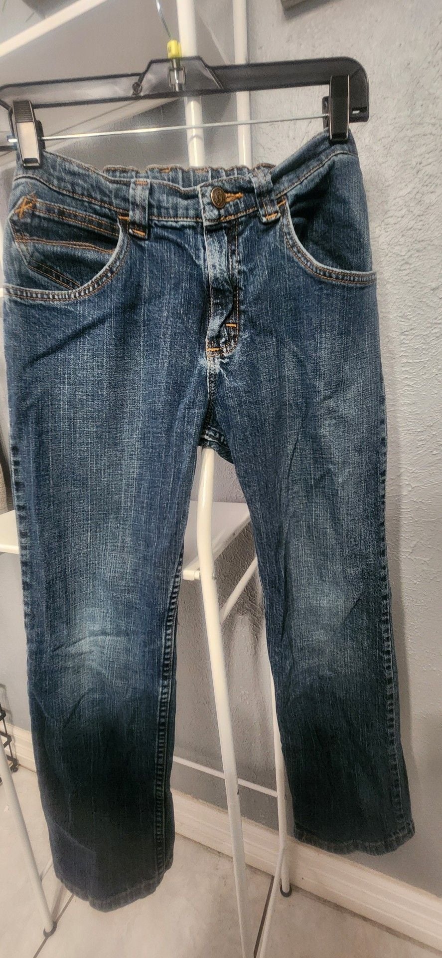 Wrangler Jeans Size 12 Husky Blue Denim 2