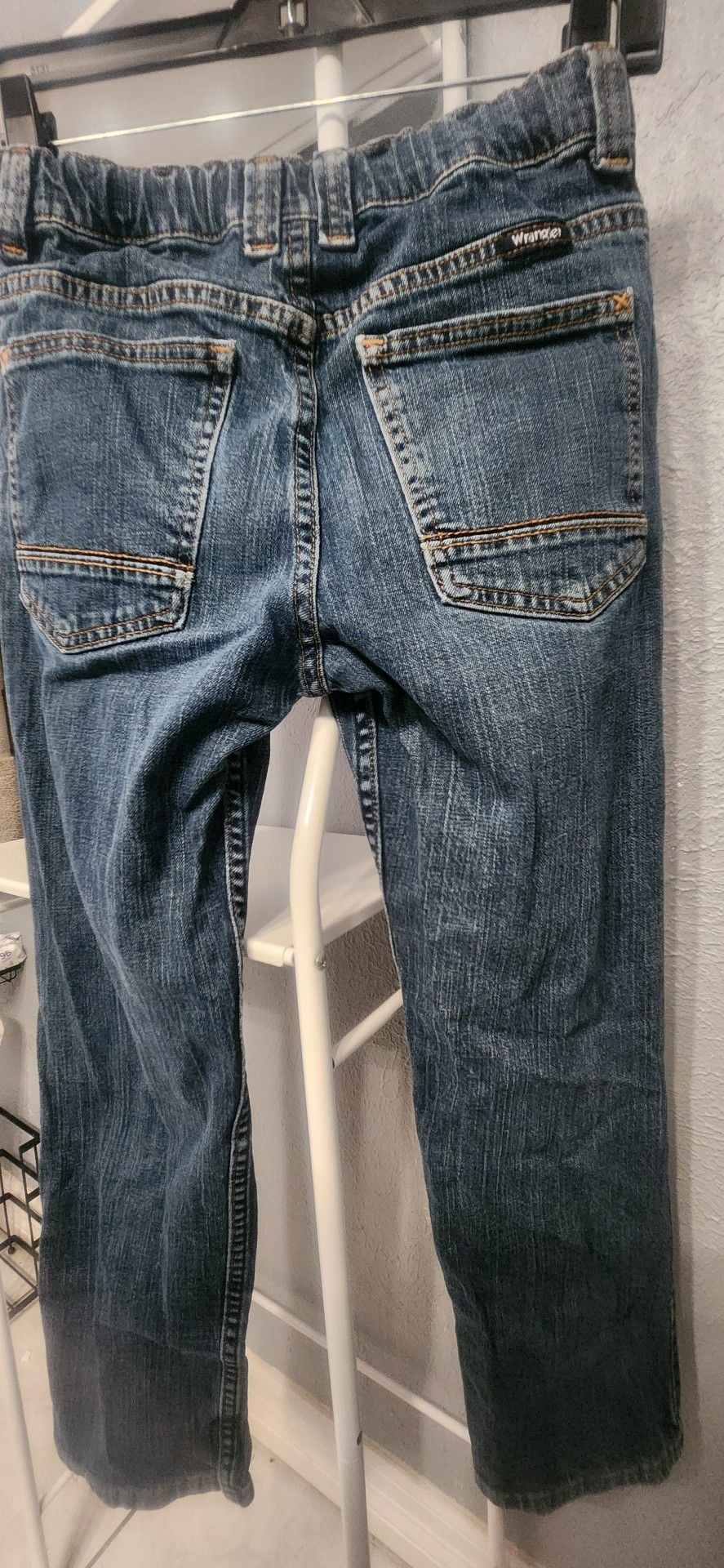 Wrangler Jeans Size 12 Husky Blue Denim 3