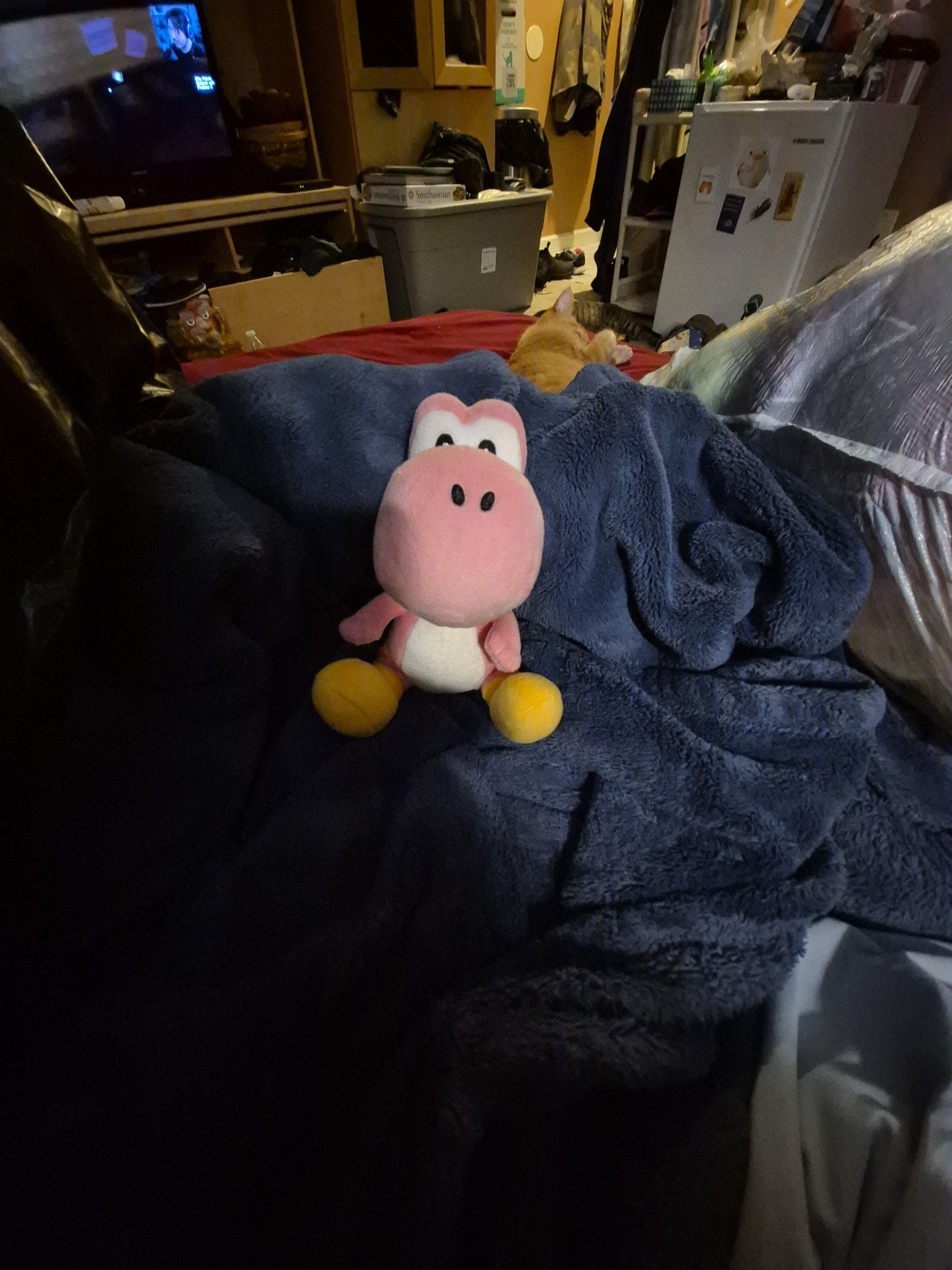 Nintendo Super Mario Pink Yoshi Plush Toy 1