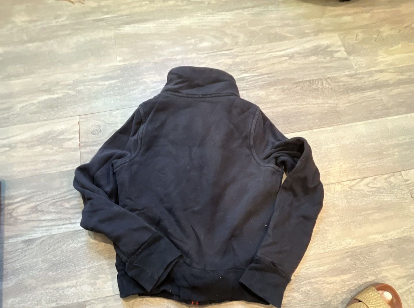 Abercrombie Kids Full Zip Jacket Size M Navy Red 5