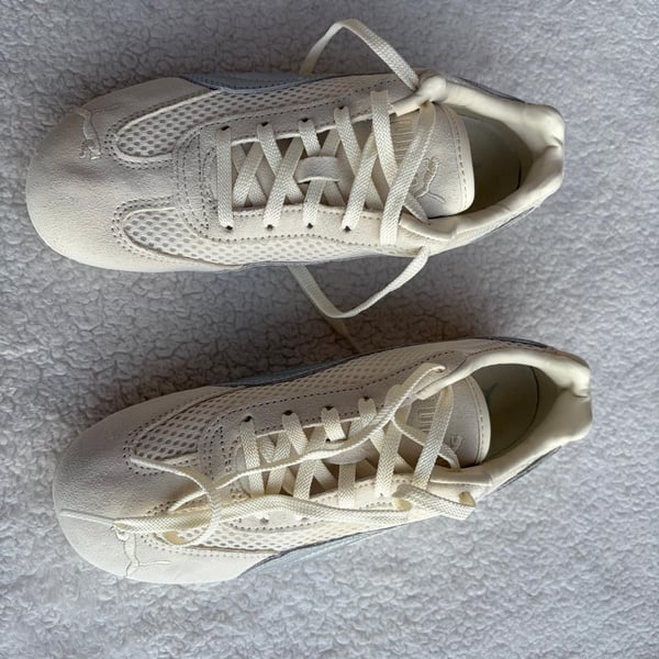 Puma x Guizio H-Street Size US 6 Warm White Silver Sneakers