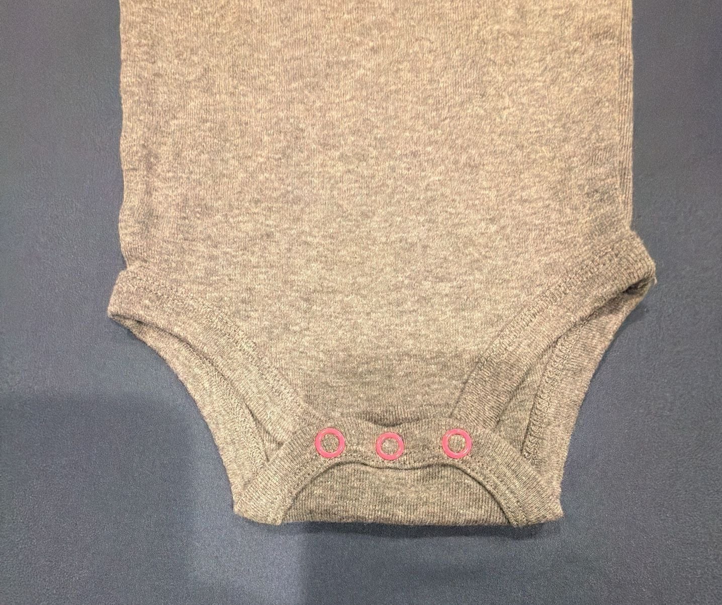 Okie Dokie Going To Be Famous Long Sleeve Bodysuit Size 3M Gray 5